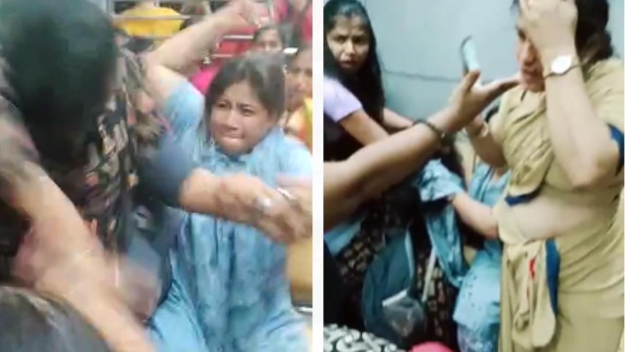Women commuters fight over seat in Mumbai local train, two including cop injured